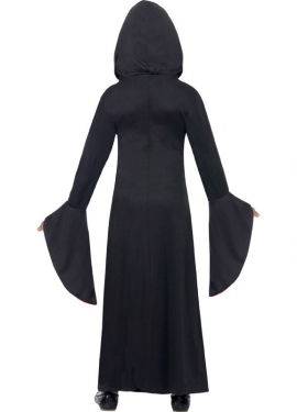 Fato de vampira com capuz