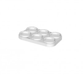 Modular Container or Empty Palette for 6 GRIMAS Makeups