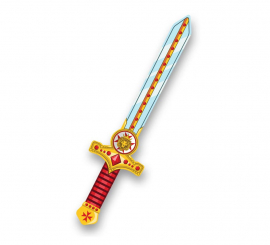 Children's Foam Red and Gold Gladiator Sword