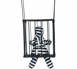 Esqueleto Aprisionado com Luz, Som e Movimento 24x27 cm