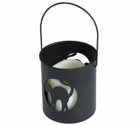 Lanterna Led Gato 10x9 cm