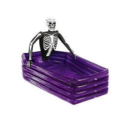 Coffin with Skeleton in 100x35 cm Inflatable Refrigerator