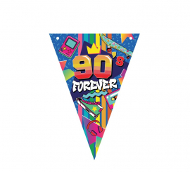 90s pennant of 300 cm, 20x30 cm