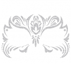 Glitter Face Blue Fantasy Fairy