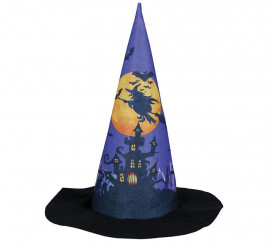 Blue Night Witch Hat
