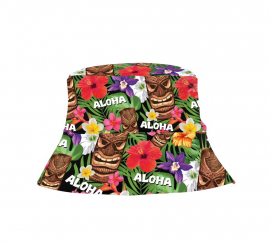 Adult Aloha Floral Hawaiian Hat