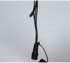 Garland of 50 LEDs IP44 white waterproof