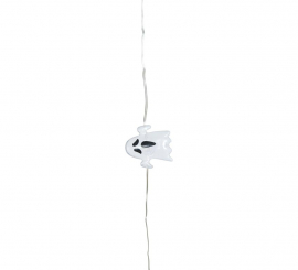Battery-operated Ghost String Garland 10 LEDs