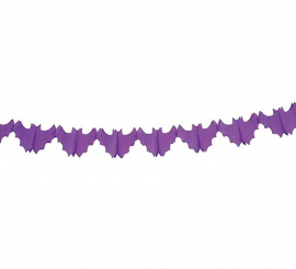 300 cm Purple Bat Garland
