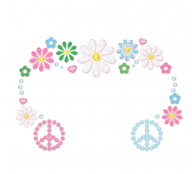 Floral Hippie Face Jewelry