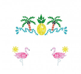 Tropical Facial Jewelry