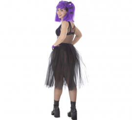 Kit Adulto Lilás Vampira Molona: Tutu e Peruca