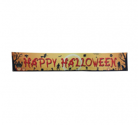 '''''Happy Halloween'' sign'' 290x50 cm fabric'