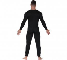 Black jersey or jumpsuit for men