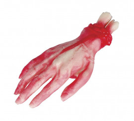 Hand with blood latex 25 cm