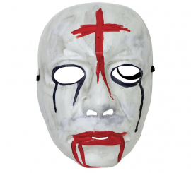 PVC Bloody Cross Assassin Mask