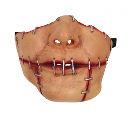 Latex Sewn Half Mouth Mask