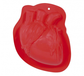 Heart jelly mold 16x12 cm