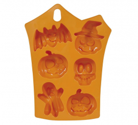 Halloween Figure Mold for 6 Cookies of 23x15 cm