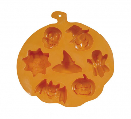 Halloween Figure Mold for 7 Cookies of 26x23 cm