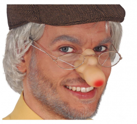 Nariz grotesco de látex