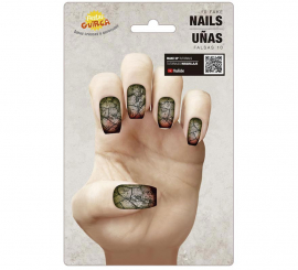 Pack of 10 Zombie Nails with glue