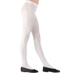Meia-calça branca 40 DEN para meninas