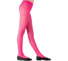 Meia-calça rosa 40 DEN para meninas