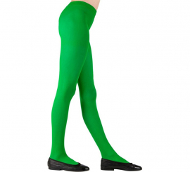 Meia-calça verde 40 DEN para meninas