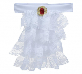 White Vampire Blonde Bib