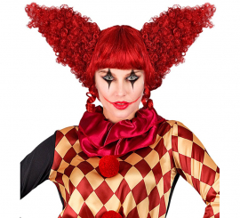 Red Harlequin Wig