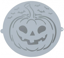 Estêncil de decoração de bolo de abóbora 25 cm