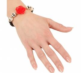 Pulseira Dia dos Mortos com Caveiras