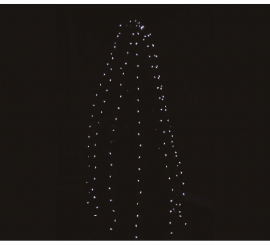 Branch of 200 LED white stars with 8 functions