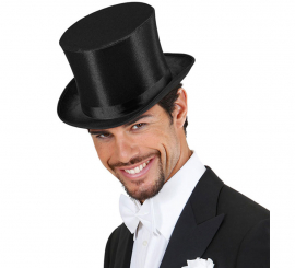 Elegant black top hat or top hat