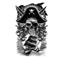 Pirate Skull Tattoo