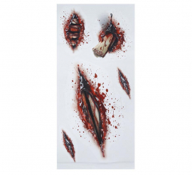 Tatuagens adesivas para feridas abertas