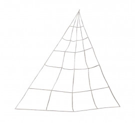 500cm large white spider web