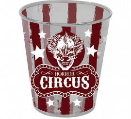 Circus plastic cup 9x10 cm