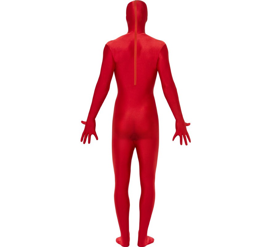 Red second skin jumpsuit-B