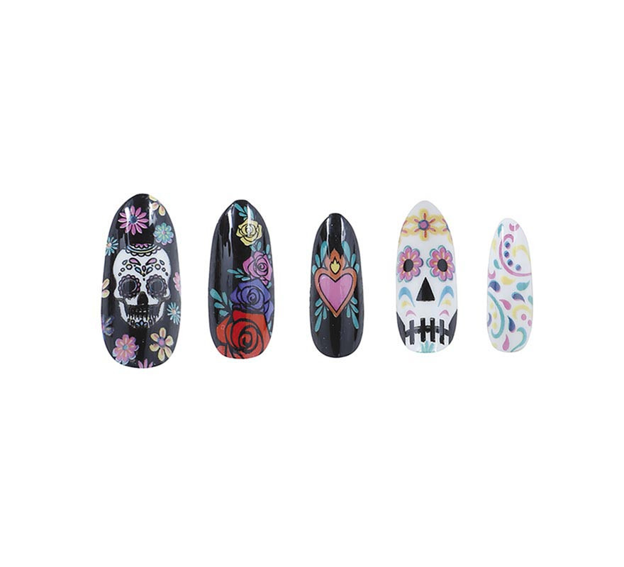 Pack of 10 Catrina Nails with glue-B