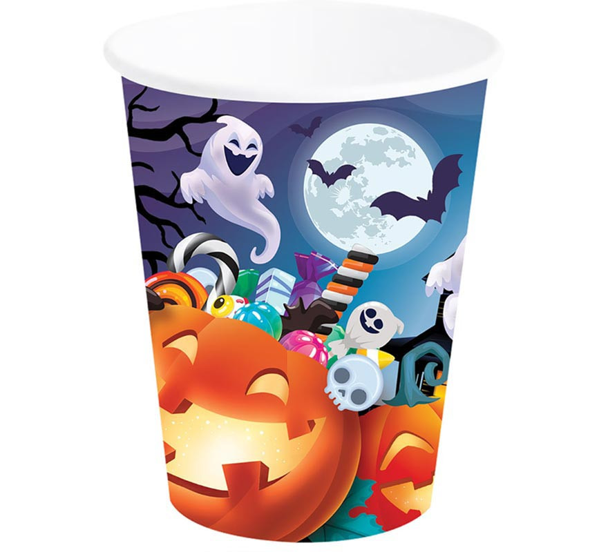 Pacote de 6 copos de abóbora de 240 ml-B