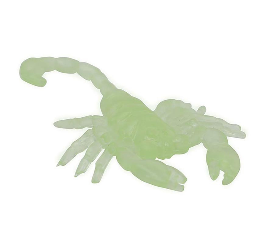 Pack of 8 Glow in the Dark Scorpions of 6 cm-B