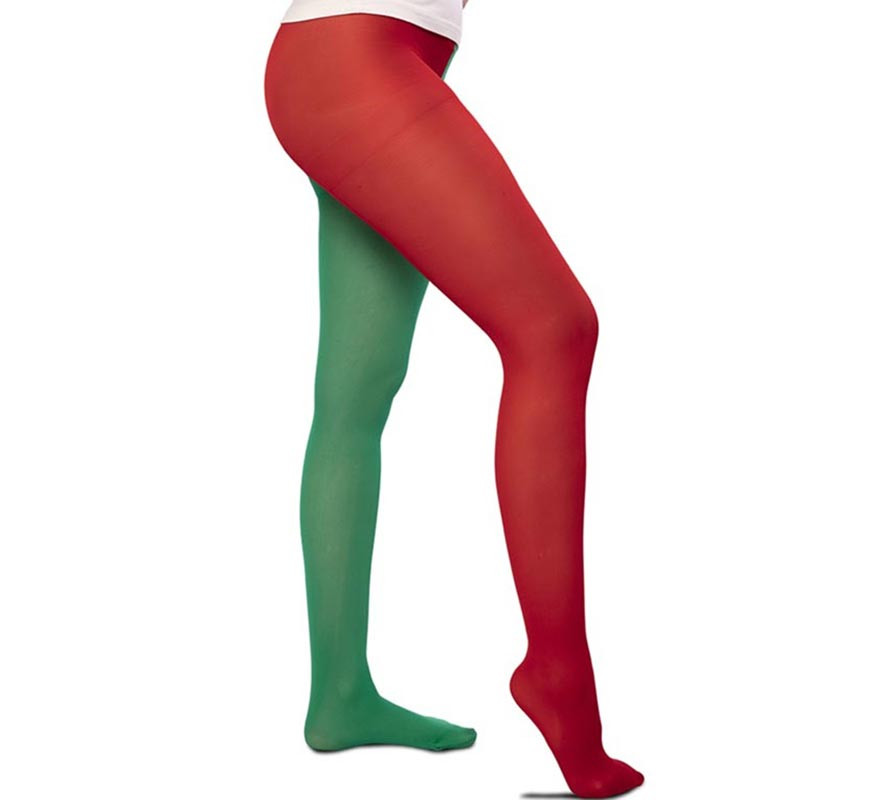 Meia-calça Elf bicolor adulto-B