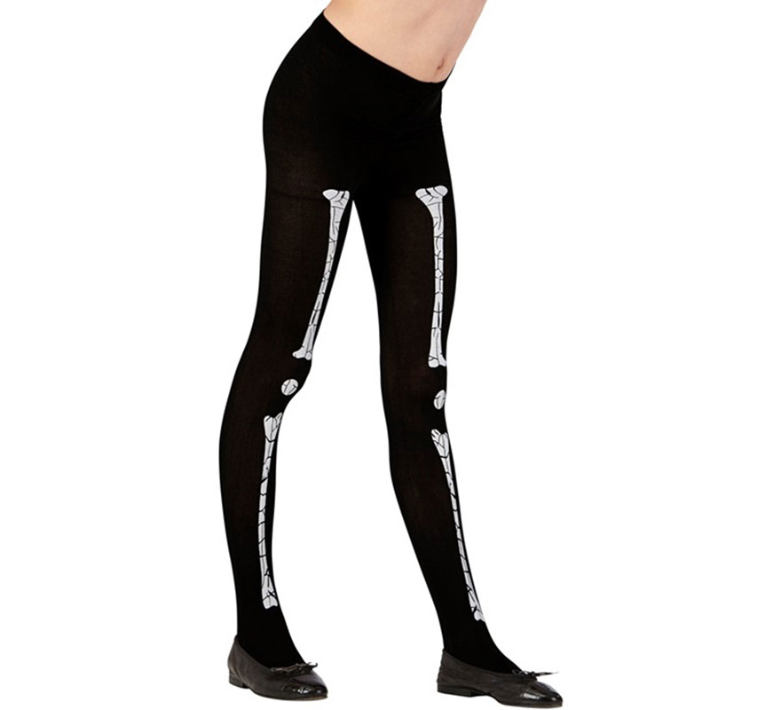 70 DEN Skeleton Tights for girls-B