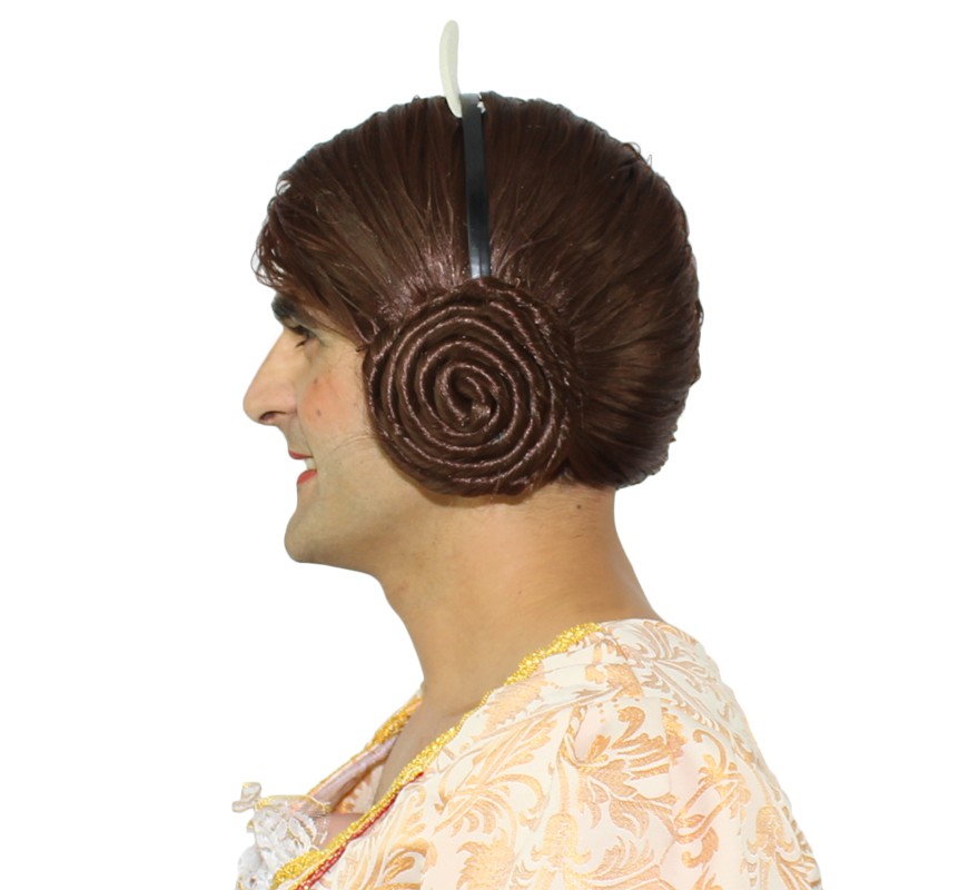 Fallera Wig with Rolls-B