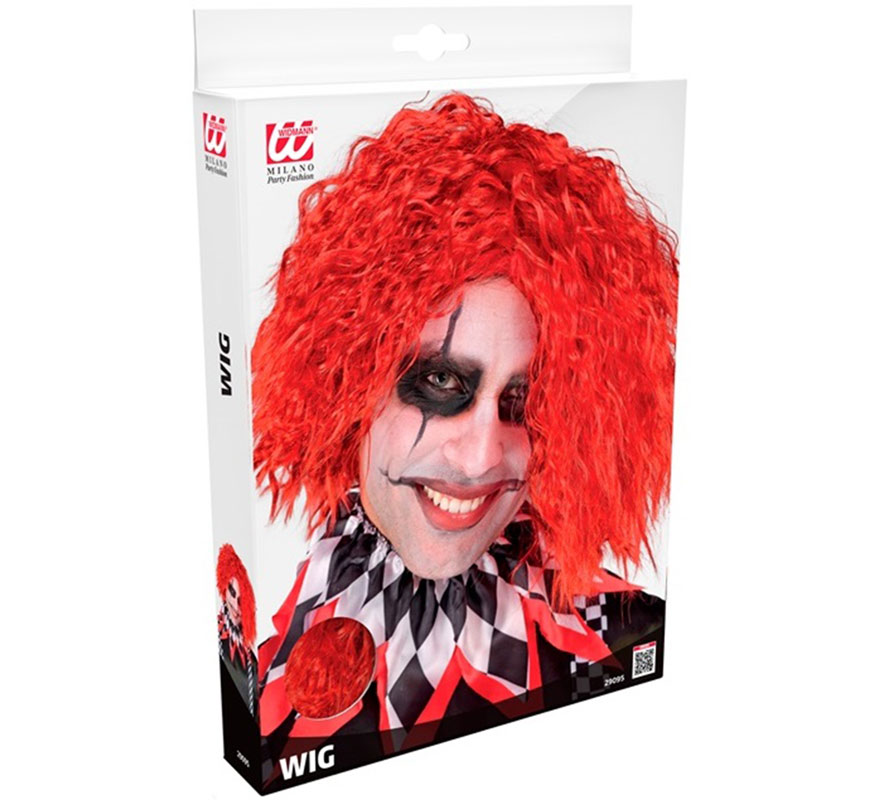 Red Scary Clown Wig-B