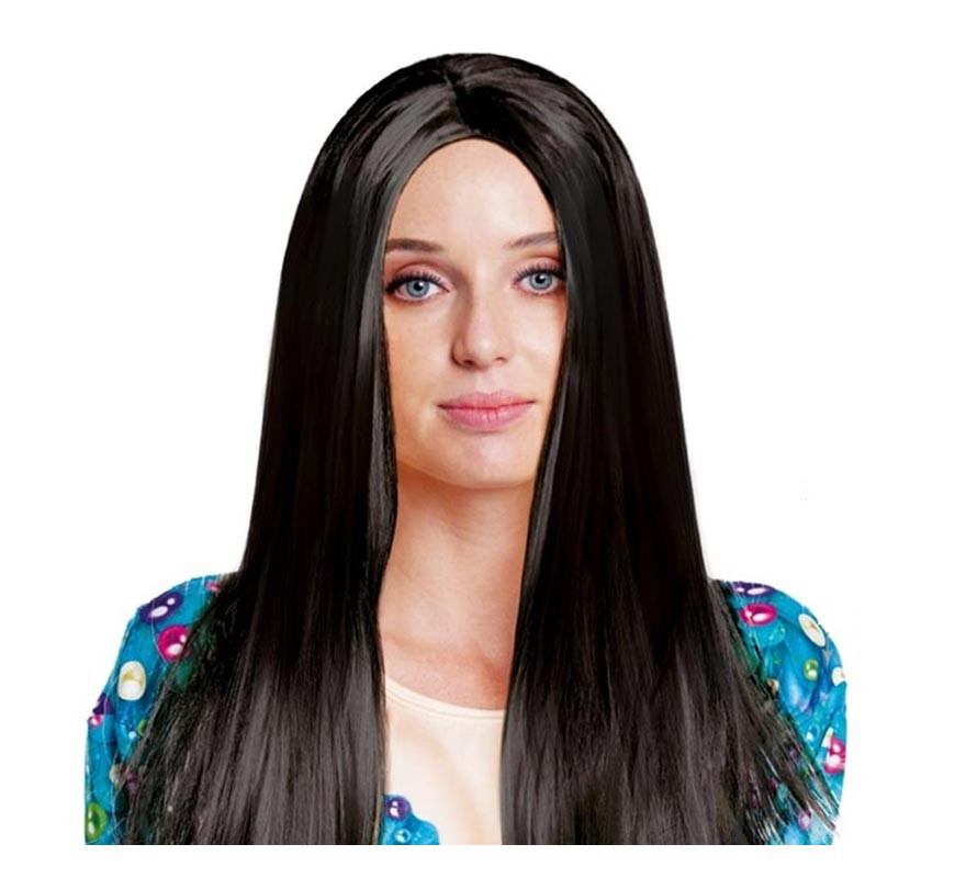 Peruca reta extra longa em várias cores-B