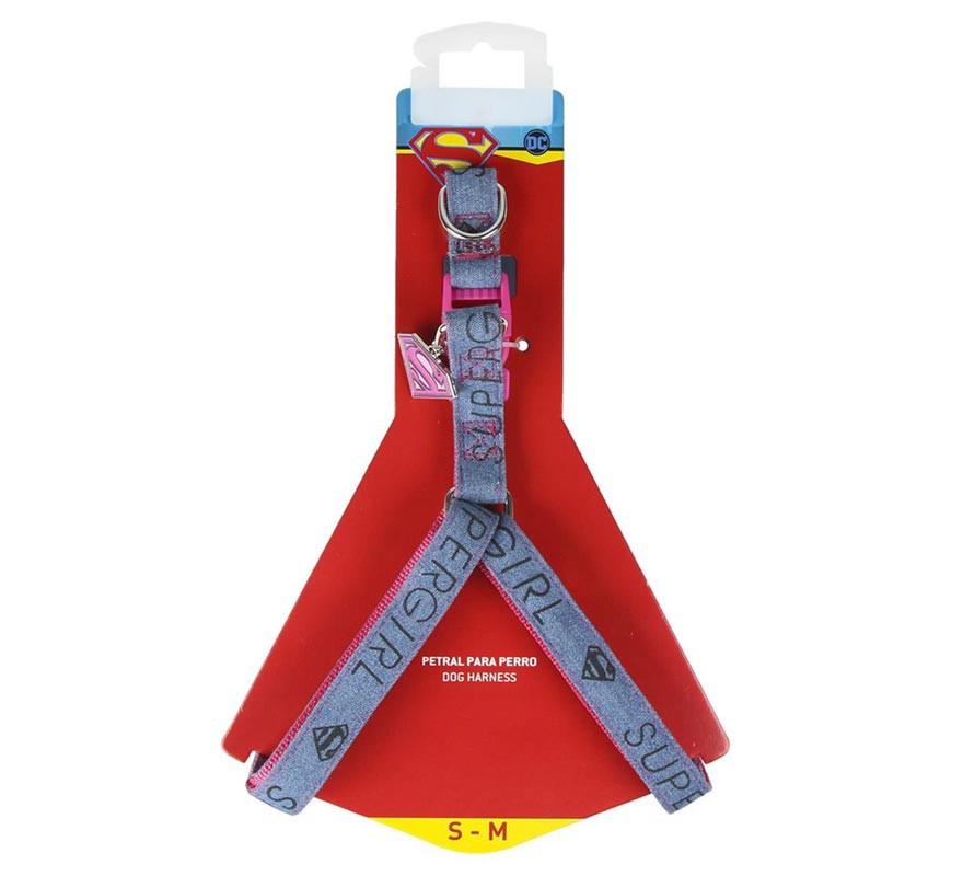 Supergirl Dog Breastplate-B