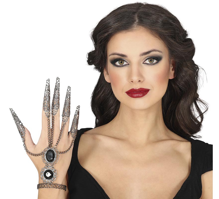 Pulseira com Pregos Metálicos-B